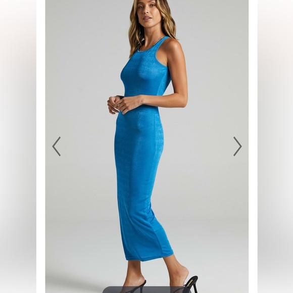 LIONESS EVERLAST SLINKY MAXI DRESS COBALT BLUE SIZE 6 NWT - Picture 12 of 12